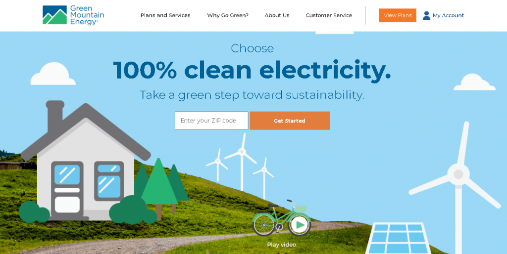 website design services in Essex | UX/UI consideration | website design | Green Mountain Energy