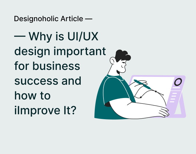 Illustration highlighting the significance of UX design in modern business strategies